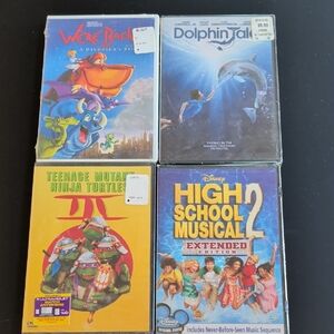 Disney High School Musical 2 DVD - Colorful Edition And 4 More Kids Movies (New)